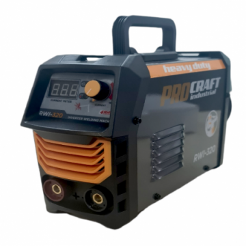 Aparat de sudura tip Invertor ProCraft  Industrial RWI 320, Profesional, Heavy Duty, Accesorii Incluse