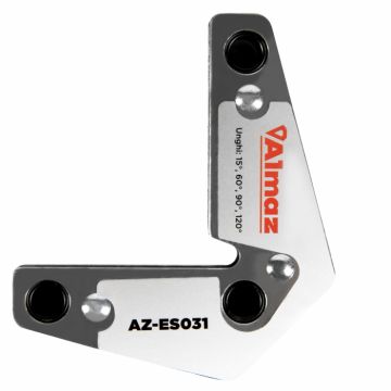 Suport magnetic sudura Almaz AZ-ES031, In   V  , 25lbs, Argintiu