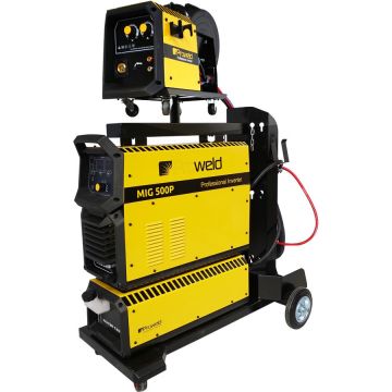 Invertor Sudare MIG/MAG Profesional Racire Cu Lichid Derulator Detasabil Sudura Aluminiu MIG 500P