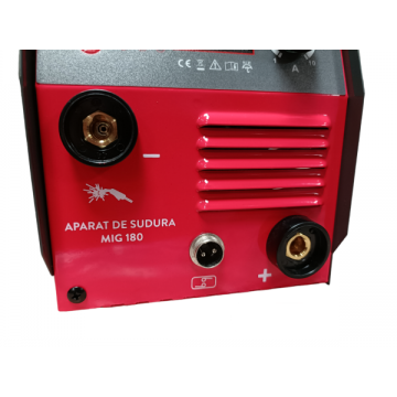 Aparat Sudura Almaz AZ-ES047, MMA+MAG+FCAW, Intensitate Maxima 180A, Afisaj Digital