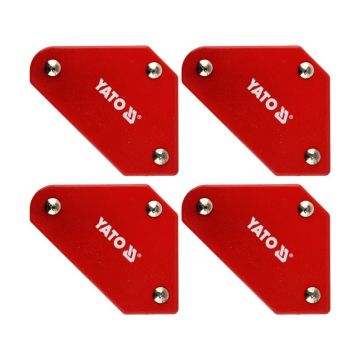 YATO Mini set suport pentru piese de sudură 4 piese 4,5 kg 45° 90° 135° YATO Mini set suport pentru piese de sudură 4 piese 4,5 kg 45° 90° 135°
