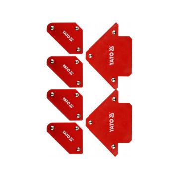 YATO Set de magneți pentru suportul piesei de sudură 6 bucăți YATO Set de magneți pentru suportul piesei de sudură 6 bucăți